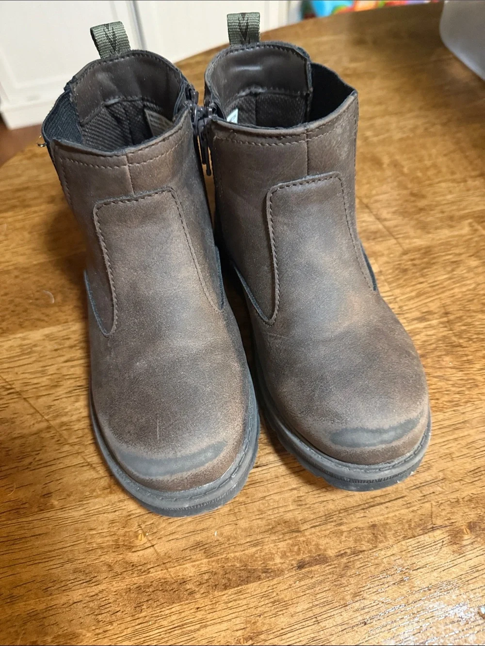 wonder nation Brown Kids Chelsea Boots